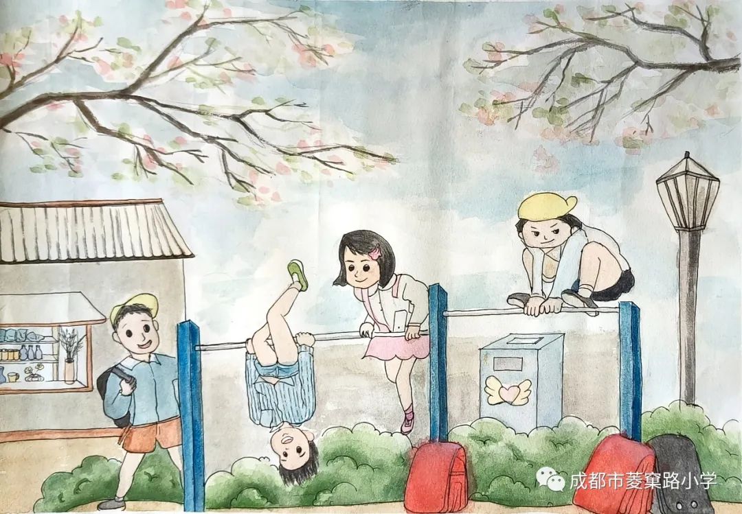 “童真里的色彩——阳光下成长”优秀绘画作品（2）