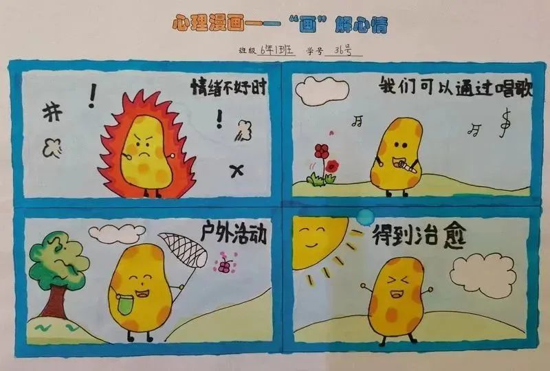 “阳光自信 健康成长”心理漫话作品（二）