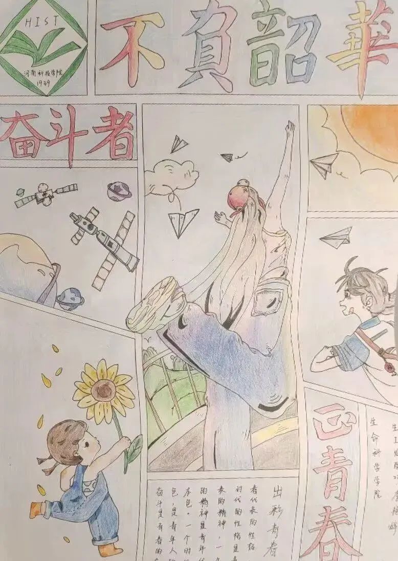 “不负韶华 出彩青春”大学生心理健康绘画（六）