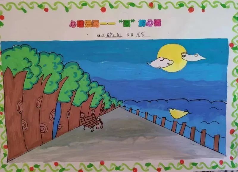 “阳光心理 健康成长”四格儿童画（十）
