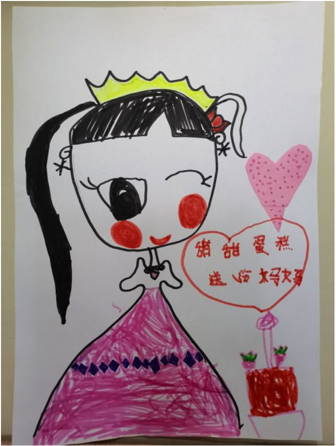 “我们的家风家训”孝顺主题的儿童画（六）