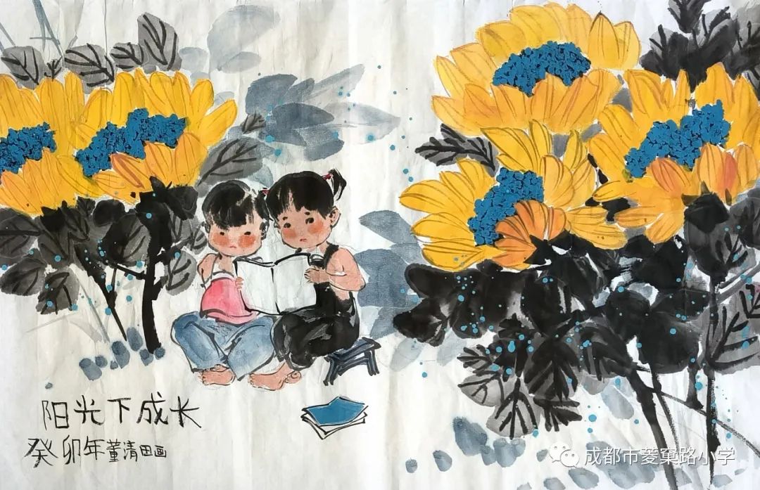 “童真里的色彩——阳光下成长”优秀绘画作品（6）