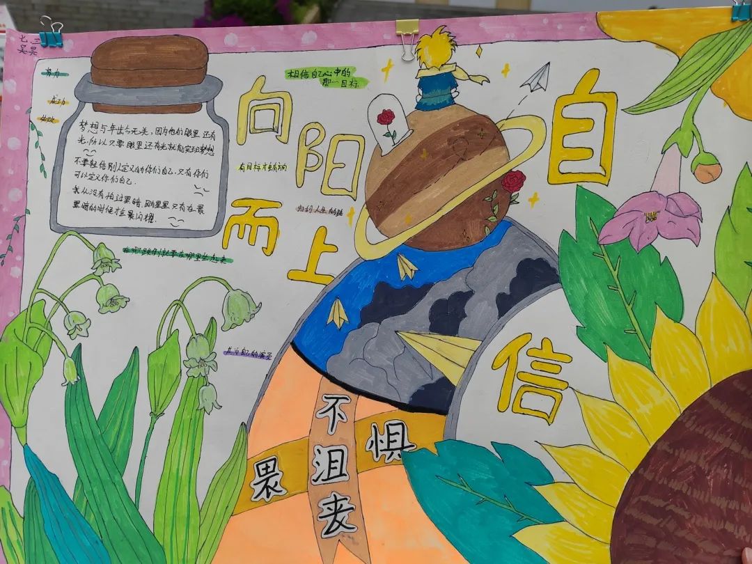 “拒绝暴力 向阳而生”心理健康教育绘画（4）