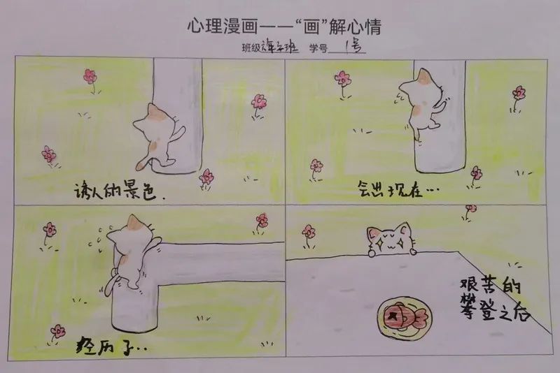 “阳光自信 健康成长”心理漫话作品（十六）