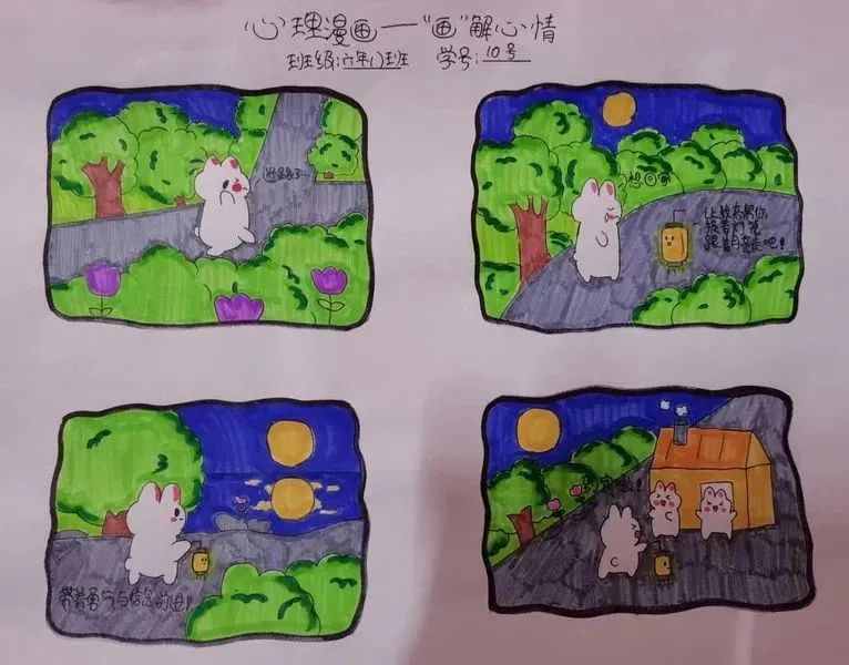 “阳光自信 健康成长”心理漫话作品（十九）