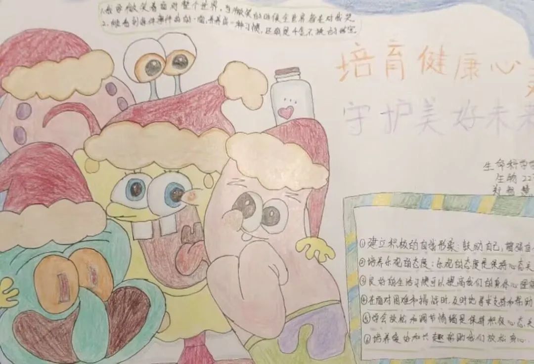 “不负韶华 出彩青春”大学生心理健康绘画（四）