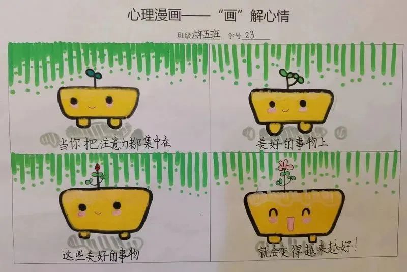 “阳光自信 健康成长”心理漫话作品（九）