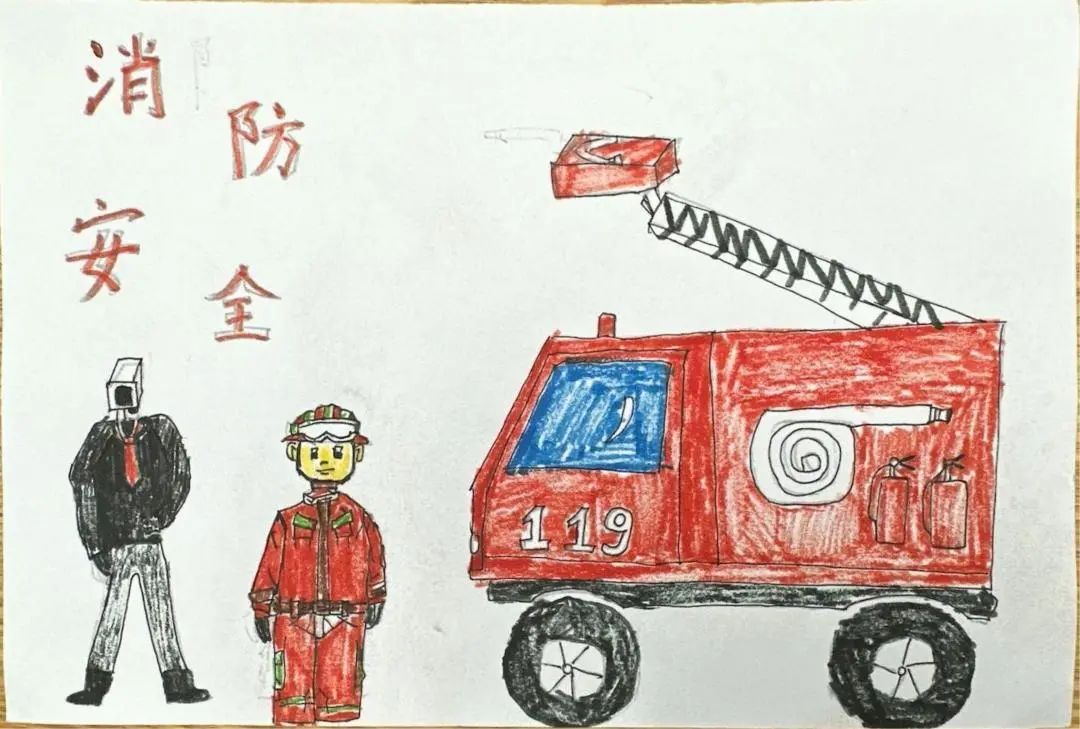 儿童画消防安全图片大全（3）