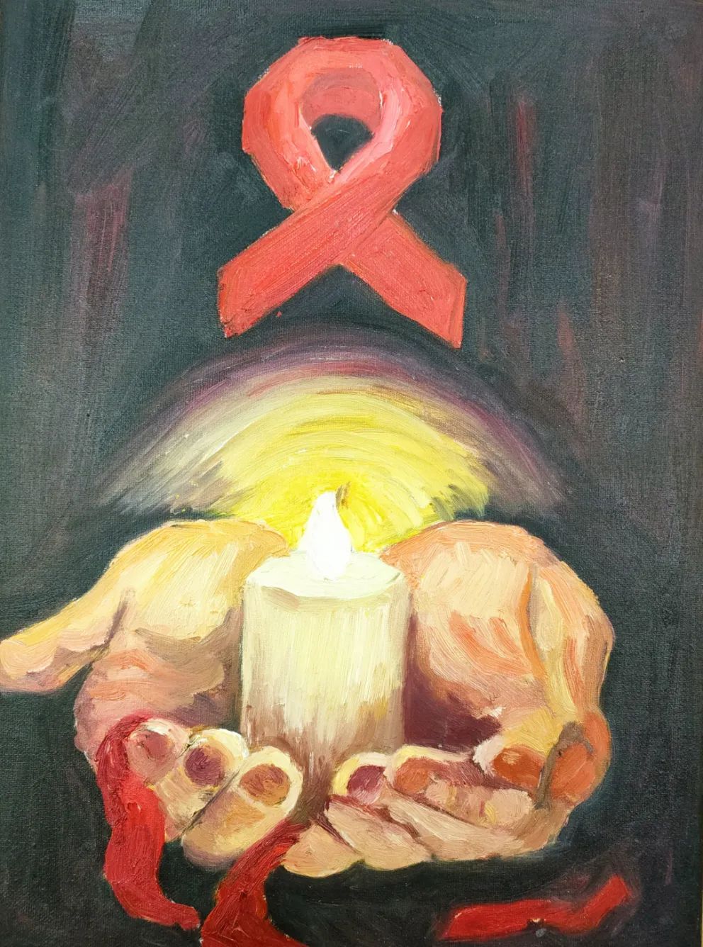 “共抗艾滋 共享健康”预防艾滋病儿童画（1）
