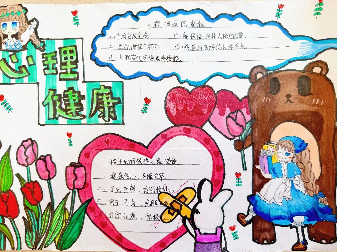 “做自己 爱生活”心理健康一等奖绘画（11）