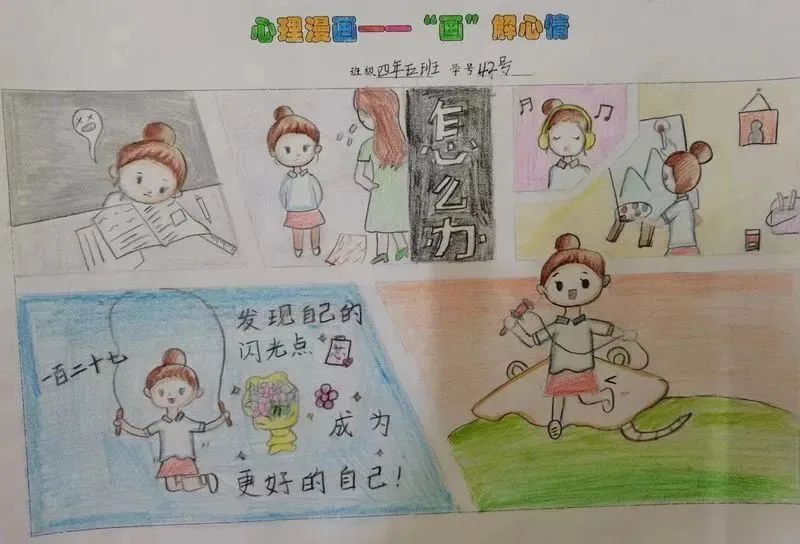 "画启心扉 绘润心田"心理四格漫画作品（十）