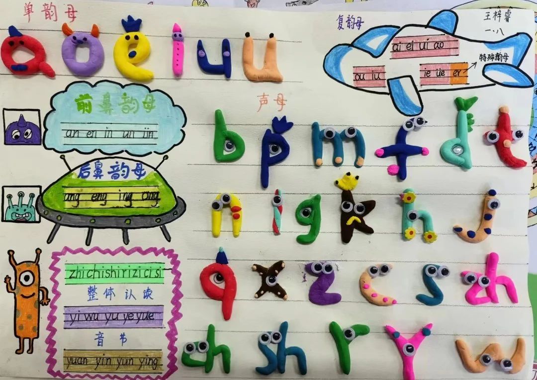 趣味拼音儿童绘画作品（22）