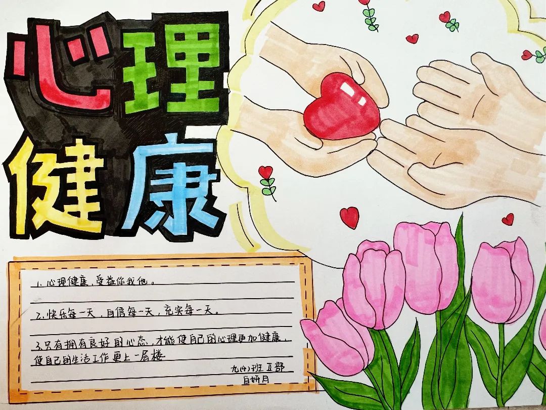 “做自己 爱生活”心理健康一等奖绘画（6）