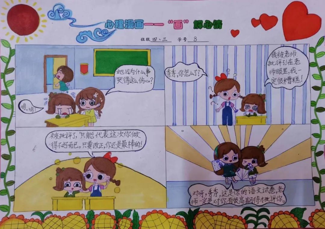 “阳光自信 健康成长”心理漫话作品（十一）