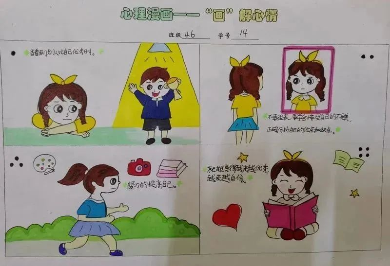 "画启心扉 绘润心田"心理四格漫画作品（十一）
