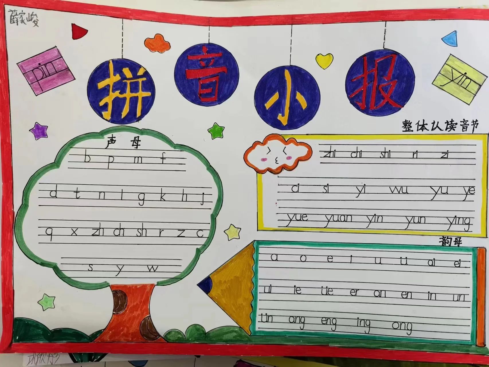 趣味拼音儿童绘画作品（20）