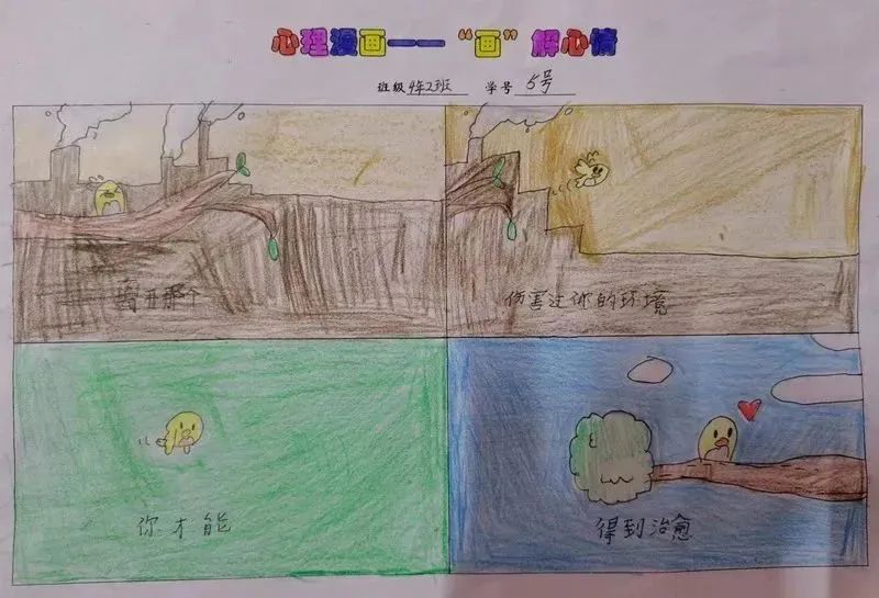 "画启心扉 绘润心田"心理四格漫画作品（五）