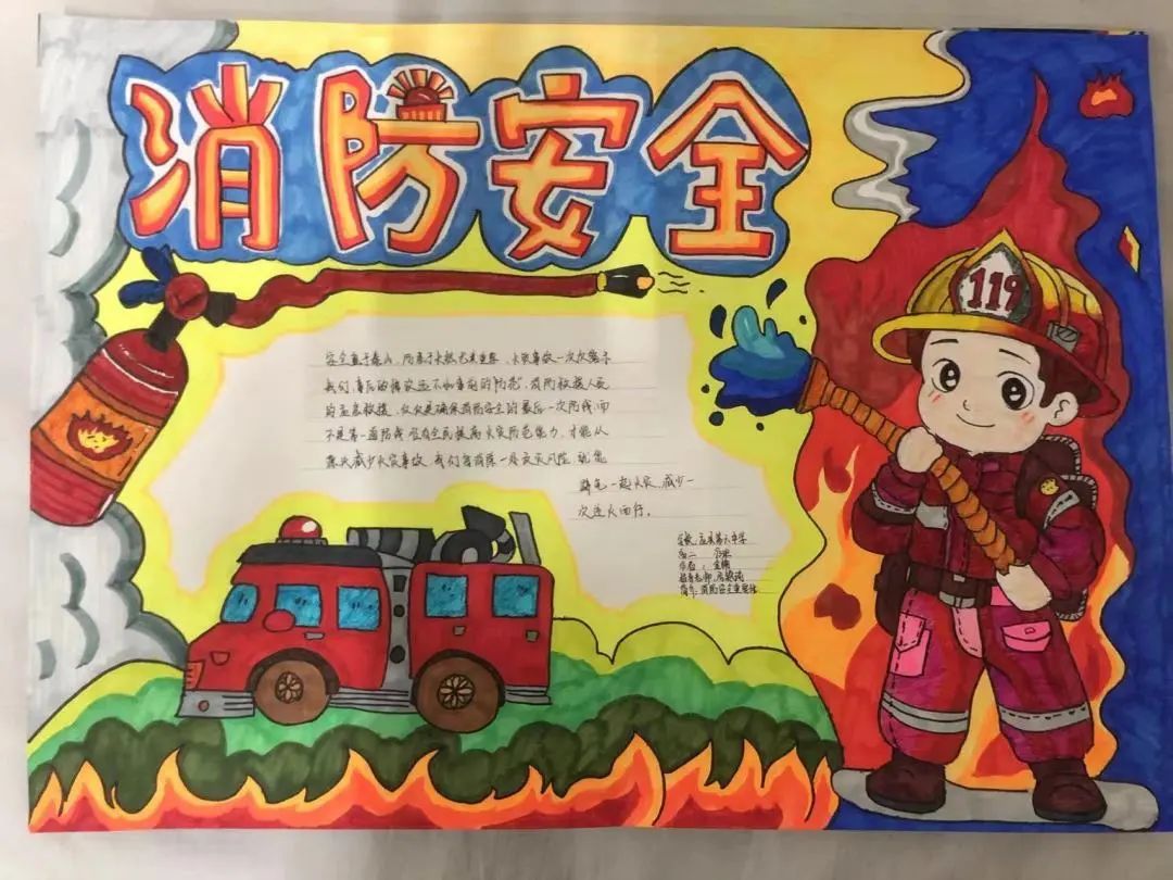 最美逆行者一一致敬消防英雄绘画作品（19）
