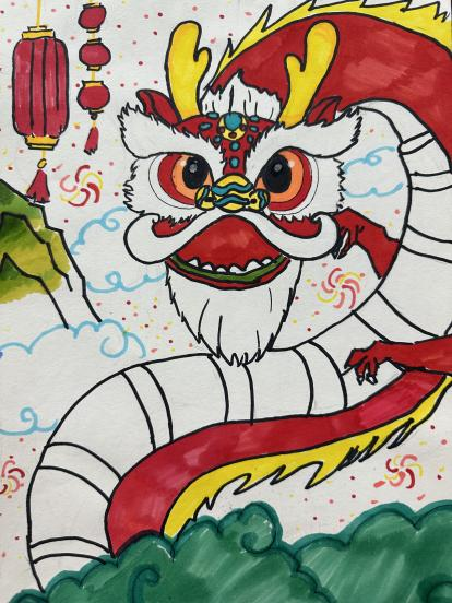 2024龙年大吉·中国龙儿童绘画（19）