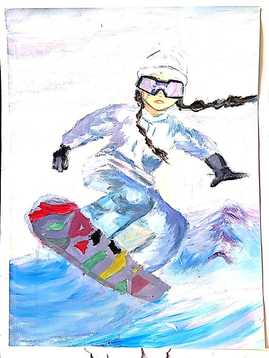 “筑梦冰雪 喜迎十四冬”儿童绘画大赛获奖作品（六）