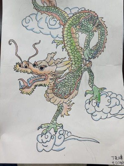 2024龙年大吉·中国龙儿童绘画（15）