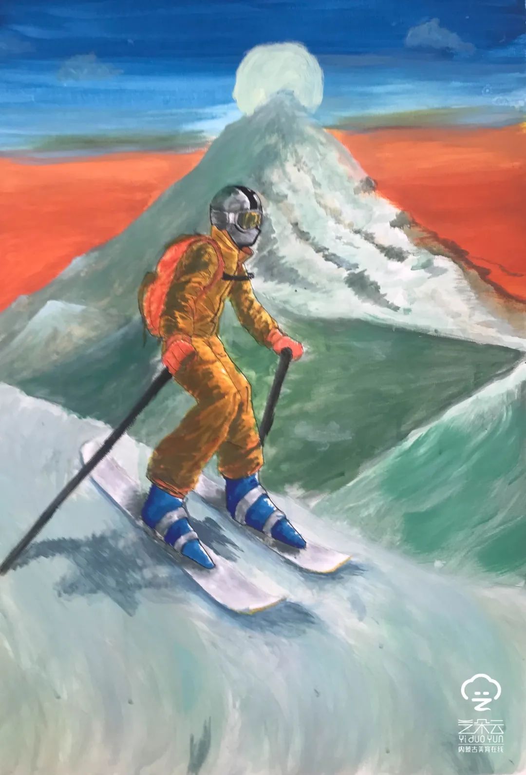 “巧手绘冬运 相约十四冬”主题绘画作品（六）