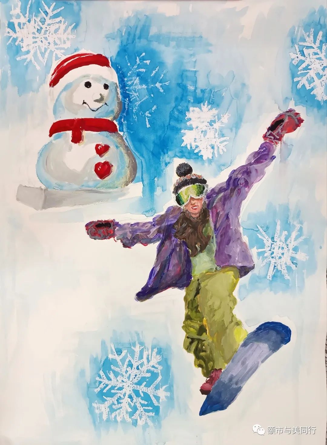 “喜迎十四冬 青春向未来”绘画作品展示（5）