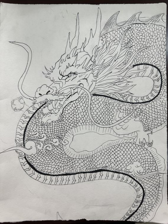 2024龙年大吉·中国龙儿童绘画（1）
