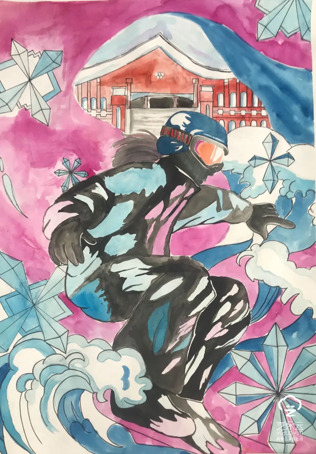 “巧手绘冬运 相约十四冬”主题绘画作品（二）
