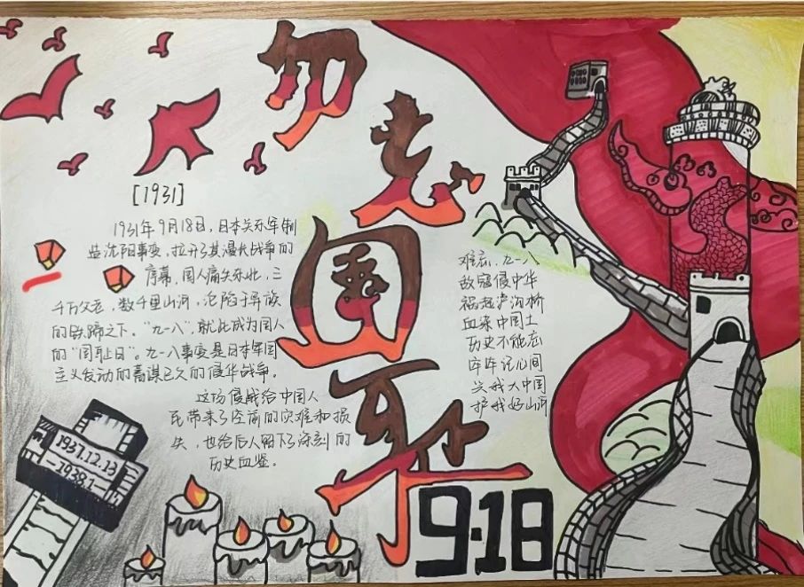 “勿忘国耻 强国有我 圆梦中华”12·13国家公祭日绘画（七）