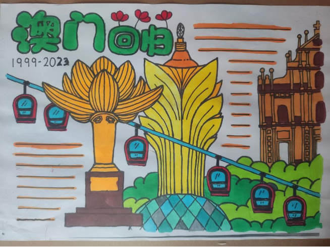 澳门回归24周年纪念日绘画作品（二）