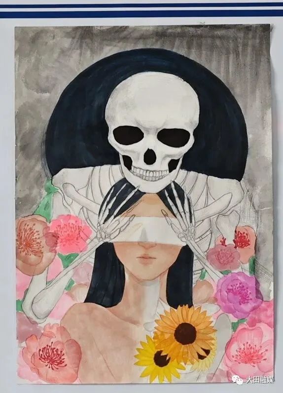 “珍爱生命 远离毒品”禁毒日绘画图片（二）