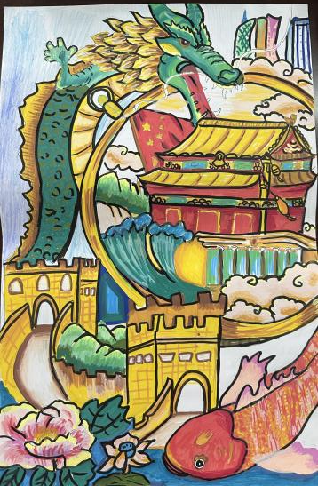 2024龙年大吉·中国龙儿童绘画（18）
