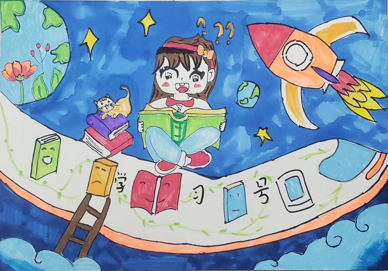 “我心目中的少儿图书馆”绘画作品（十二）