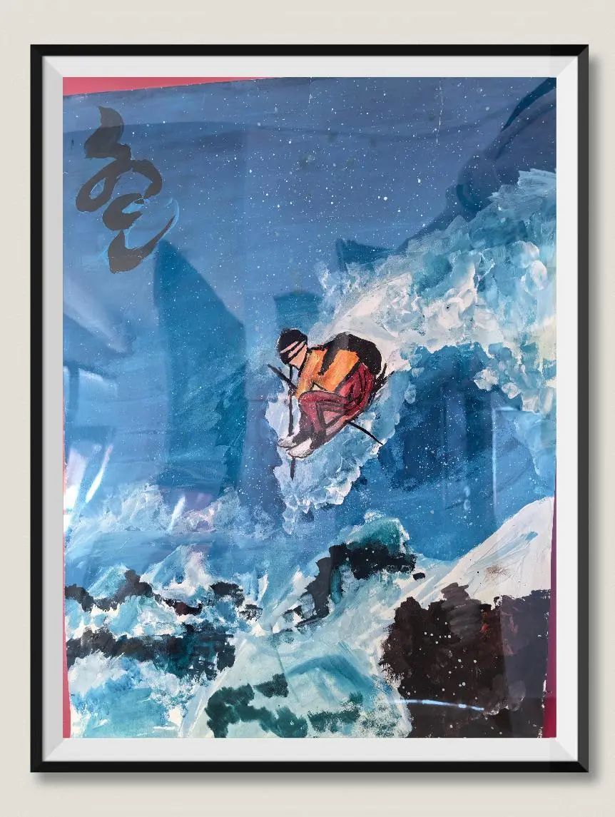 “相约呼伦贝尔 共享精彩冬运”小学儿童画作品（17）