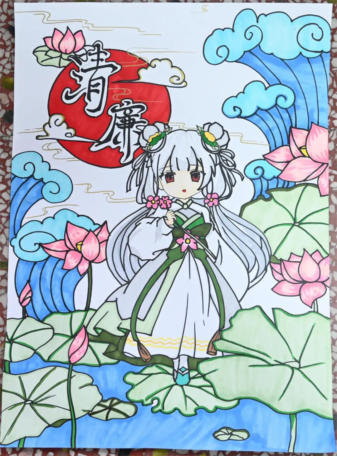 “笔墨扬正气 廉洁润童心”法制主题儿童画（十二）