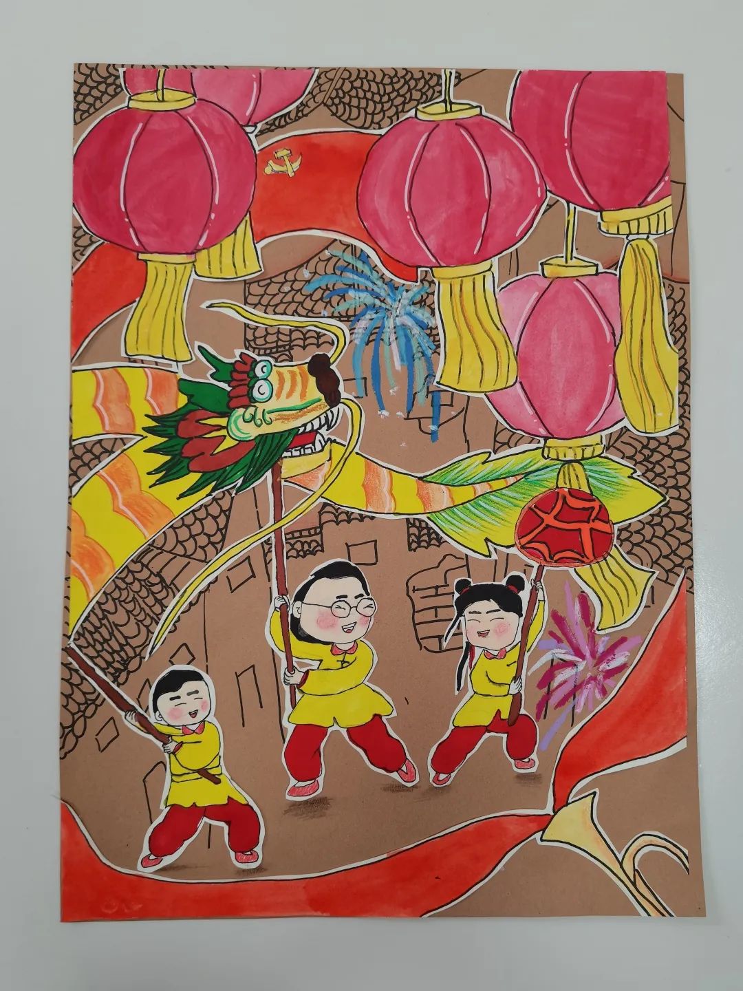 少年强则中国强儿童绘画（4）
