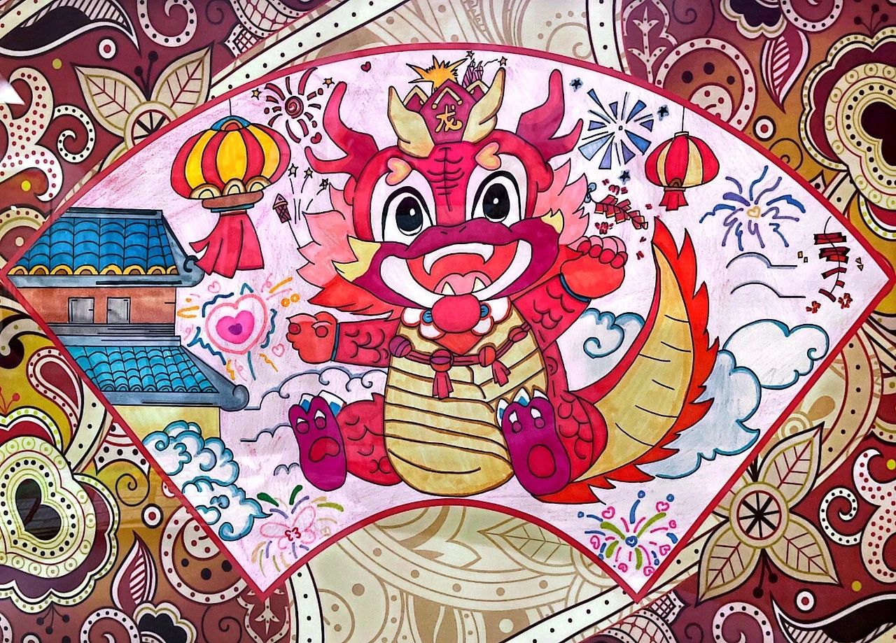 “童画启新 祥龙献瑞”2024龙年儿童画-第5张