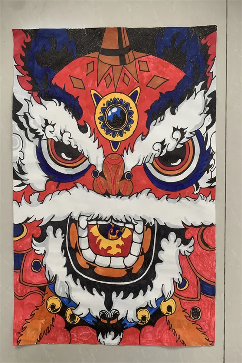 2024“欢度元旦 喜迎新年”中学生绘画-第3张