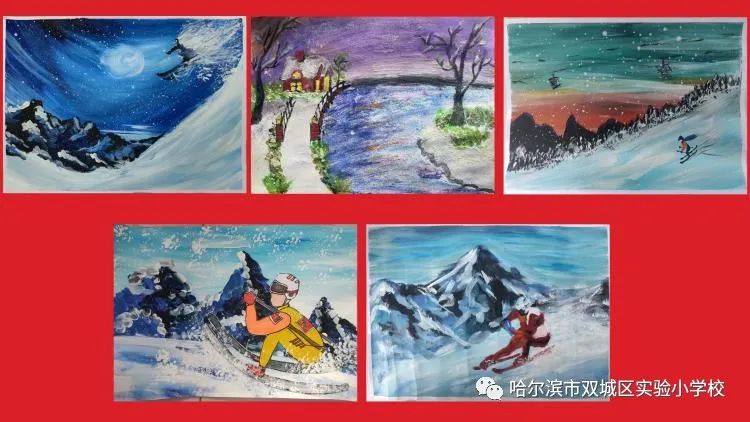 漂亮的“2025哈尔滨亚冬会”儿童画画作品（3）