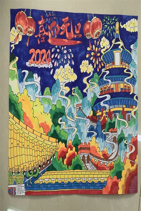 2024龙年春节主题绘画-第4张