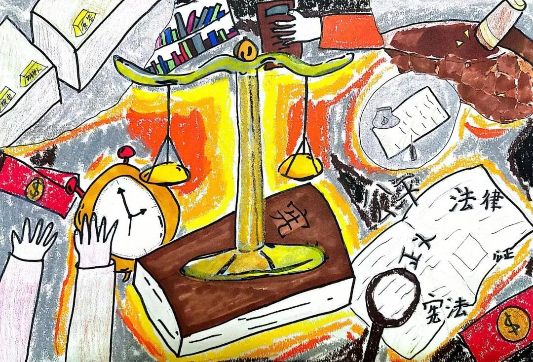关于未成年人保护法的绘画作品-第2张