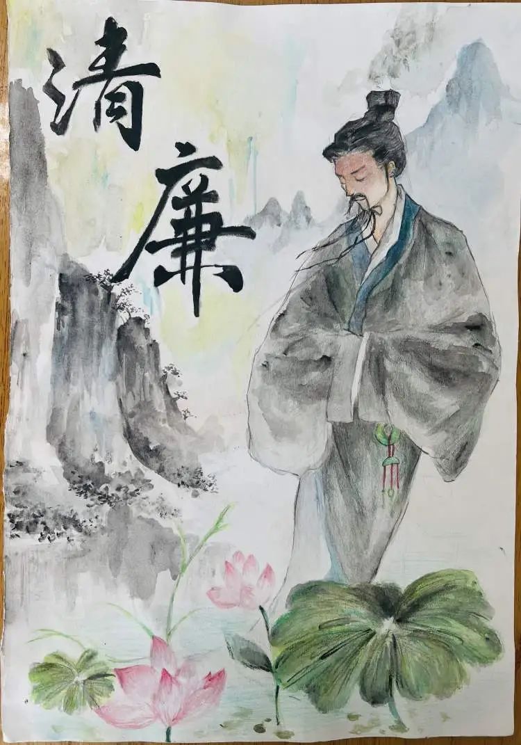 “清风进校园 廉洁伴我行”主题绘画作品展（3）