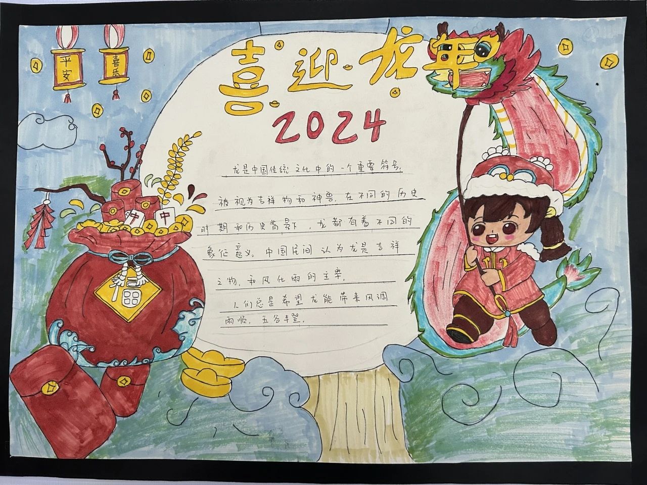  “龙腾新时代 童心向未来”新年儿童绘画（六）