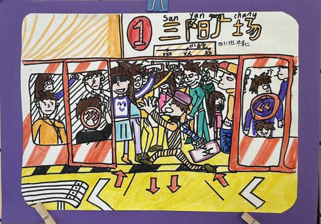 “喜乐龙年——童真里的无锡景色”画画图片（7）