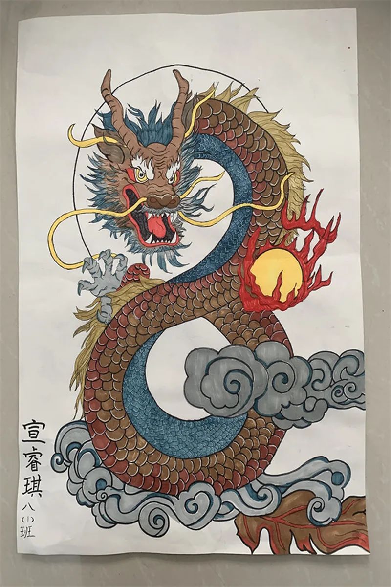 2024龙年春节主题绘画-第2张
