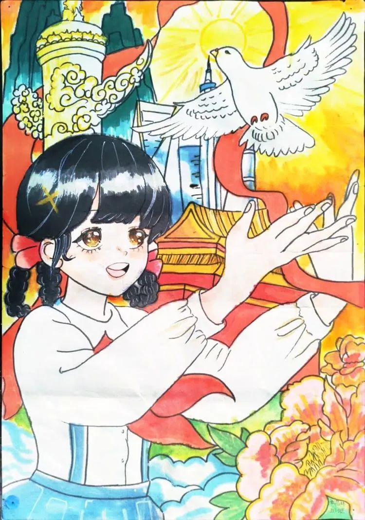 “我和我的最美家乡”绘画作品展-第4张