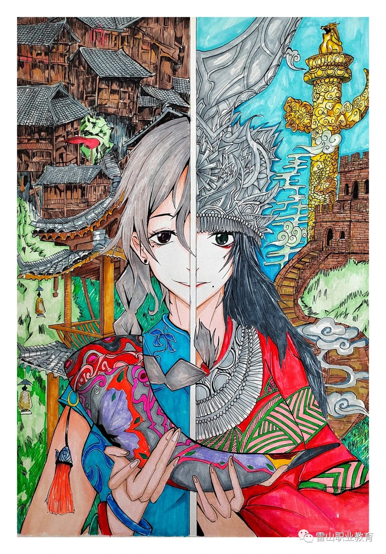 “祖国好 家乡美”学生美术赛获奖作品（15）