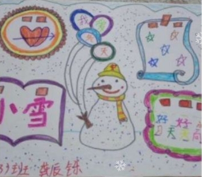 可爱的雪人儿童绘画图片大全（1）