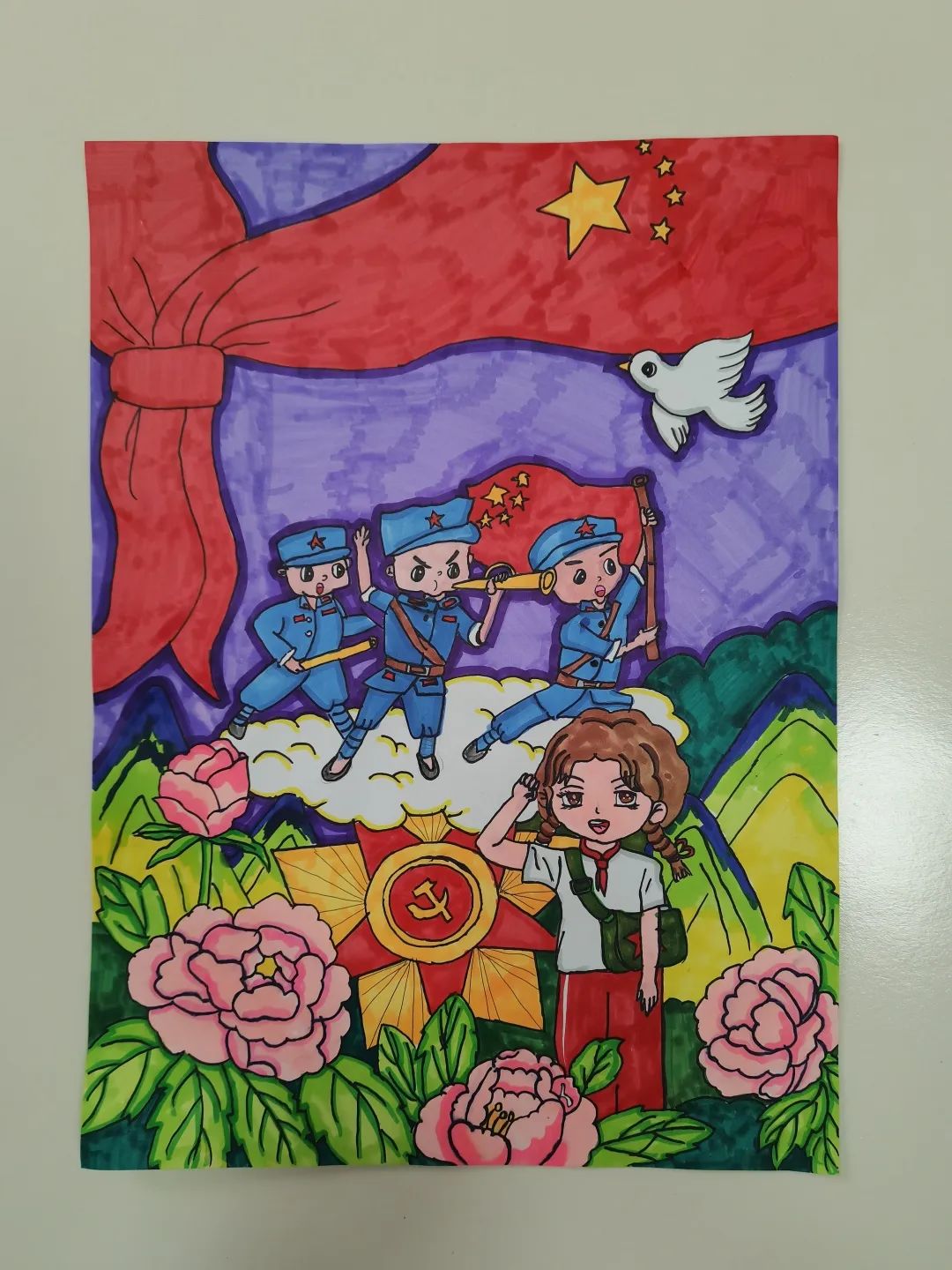 少年强则中国强儿童绘画（2）
